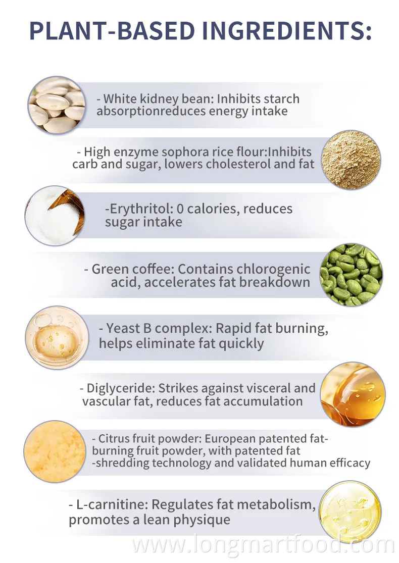 Weight Loss Slimming Light Burning Fat Citrus Fruit and Vegetable Coffee Solid Beverage Instant Coffee